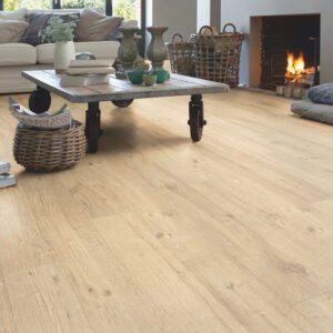 Tarima Quick Step Impressive Ultra Roble tratado con chorro de arena natural